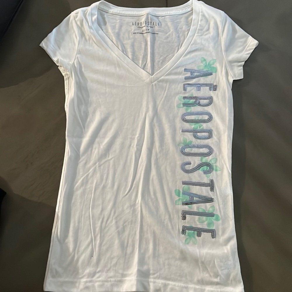 A White Aeropostale Shirt